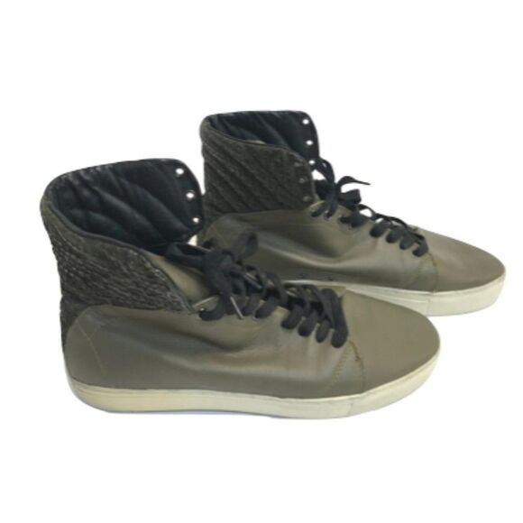 Green Android Homme Hightop Men's Shoes - 12 - Picture 4 of 8
